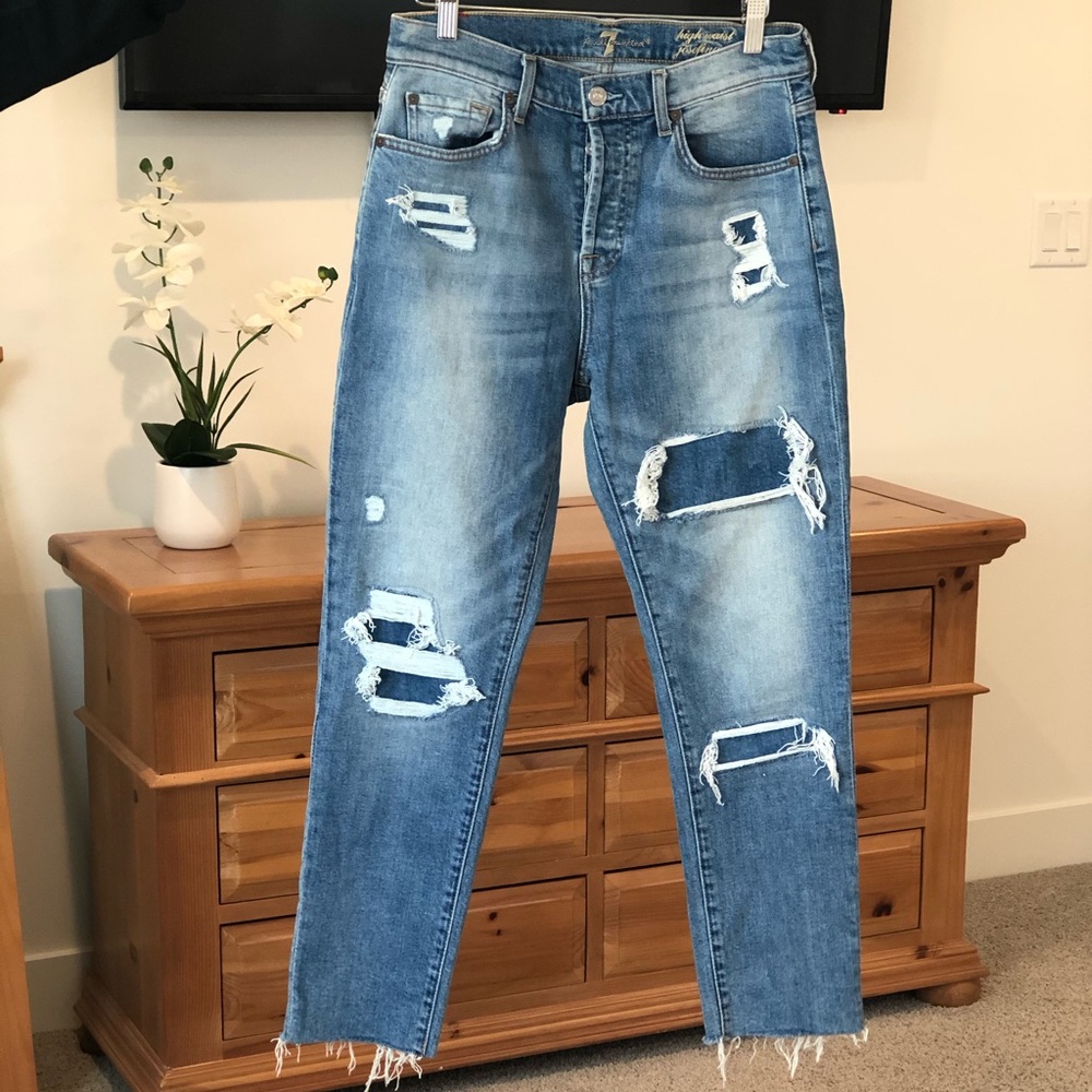 7 for all mankind boyfriend jeans! Size 26